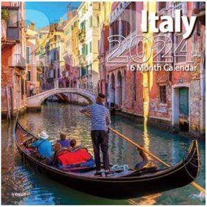 2024 Italy Full Size Wall Calendar for Planning, Scheduling, and Organizing